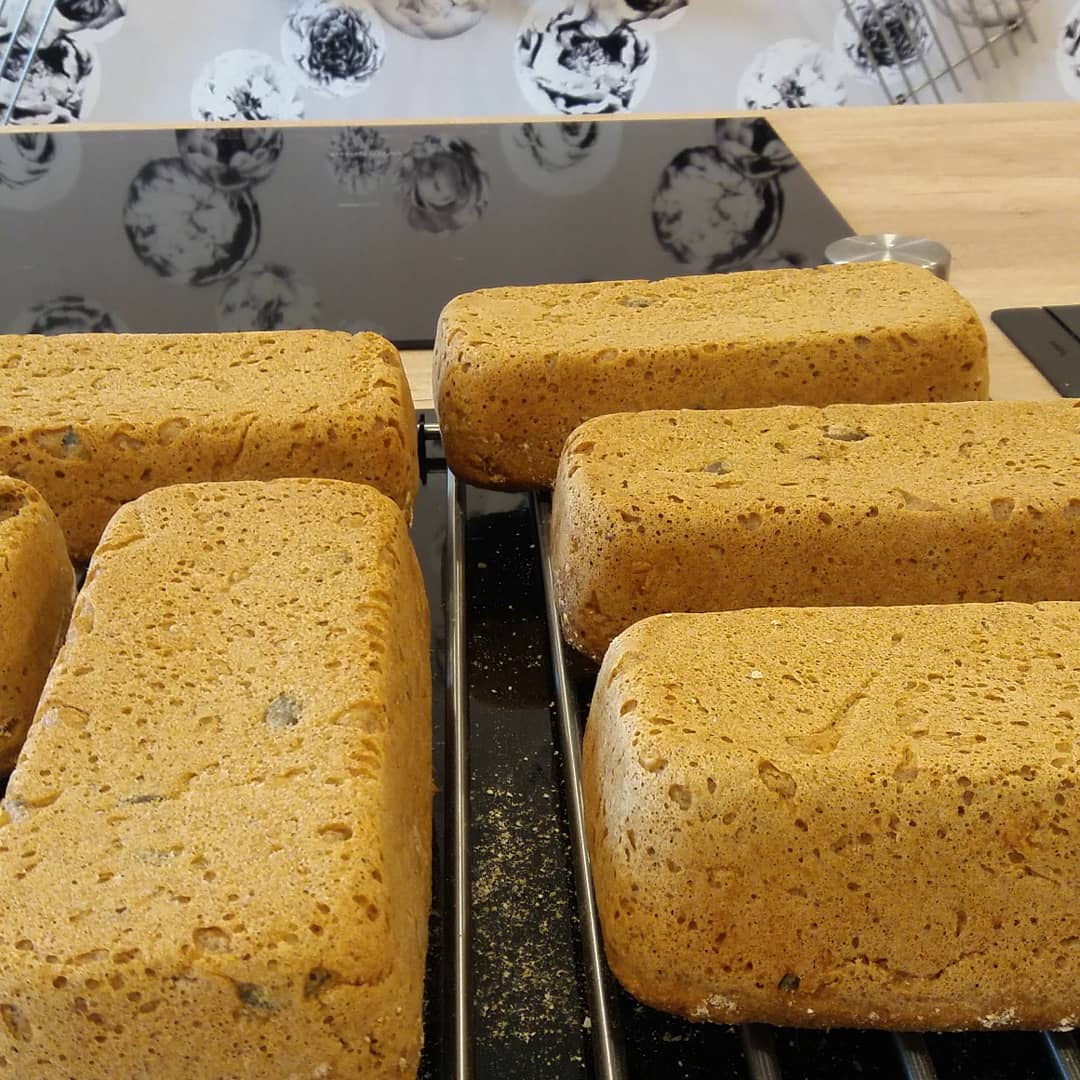 cihličky se chladí Kvásková cihlička